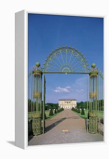 France, Loire Valley, Saint-Barthelemy D'Anjou, Pignerolle Castle-null-Framed Premier Image Canvas