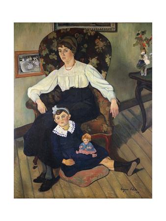 France Lyon Painted Portrait Of Suzanne Valadon S Niece Giclee Print By Art Com