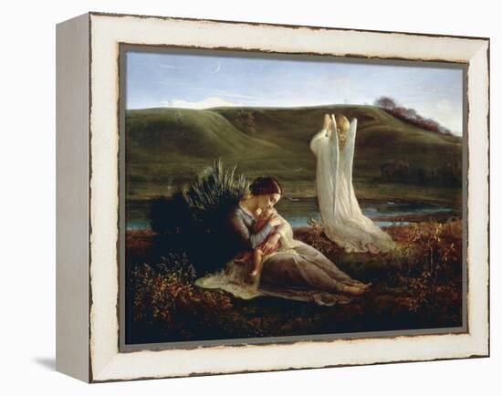 France, Lyon, the Angel and the Mother-null-Framed Premier Image Canvas