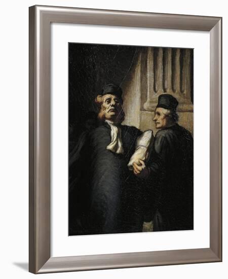 France, Lyon, Two Lawyers, 1848-null-Framed Giclee Print