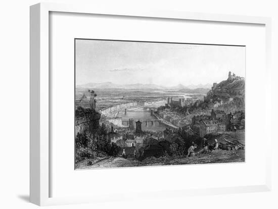 France Lyon-Thomas Allom-Framed Art Print