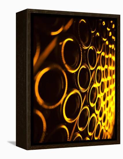 France, Marne, Champagne Region, Epernay, Moet and Chandon Champagne Winery, Champagne Cellars-Walter Bibikow-Framed Premier Image Canvas