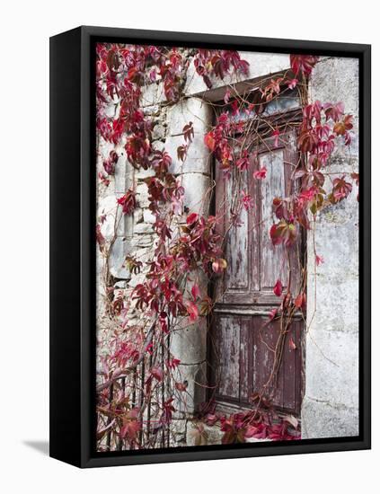 France, Midi-Pyrenees Region, Aveyron Department, La Couvertoirade-Walter Bibikow-Framed Premier Image Canvas