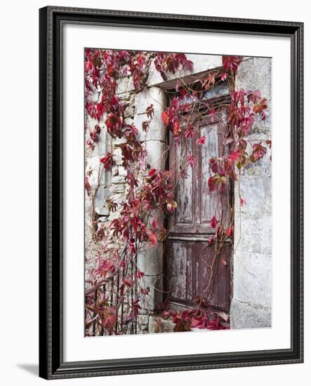 France, Midi-Pyrenees Region, Aveyron Department, La Couvertoirade-Walter Bibikow-Framed Photographic Print