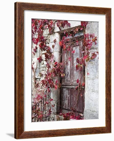 France, Midi-Pyrenees Region, Aveyron Department, La Couvertoirade-Walter Bibikow-Framed Photographic Print