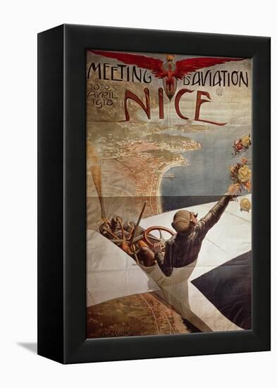 France, Nice, Meeting D'Aviation, April 10-25, 1910-Charles Leonce Brosse-Framed Premier Image Canvas