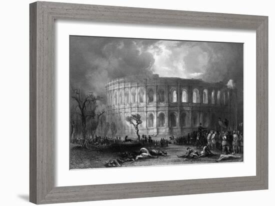 France Nimes-Thomas Allom-Framed Art Print