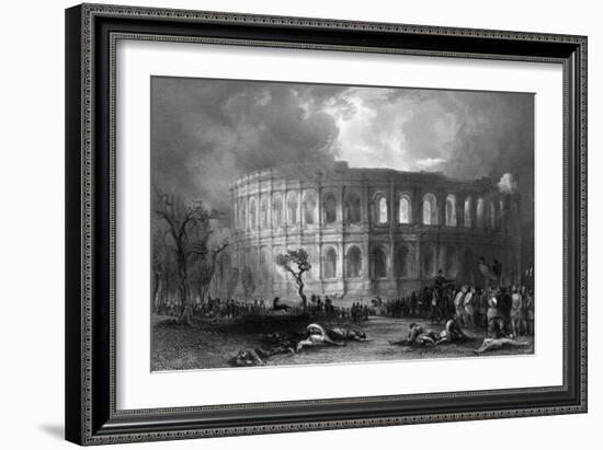 France Nimes-Thomas Allom-Framed Art Print