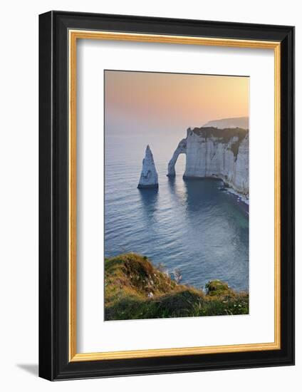 France, Normandy, C™te D'Alb‰tre, Etretat, Sunrise-Andreas Vitting-Framed Photographic Print