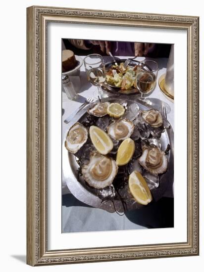 France: Oysters-null-Framed Giclee Print