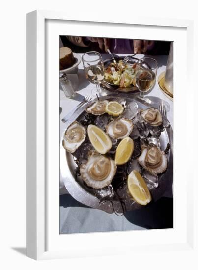 France: Oysters-null-Framed Giclee Print