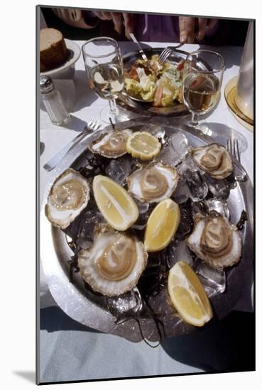 France: Oysters-null-Mounted Giclee Print