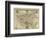 France - Panoramic Map-Lantern Press-Framed Art Print