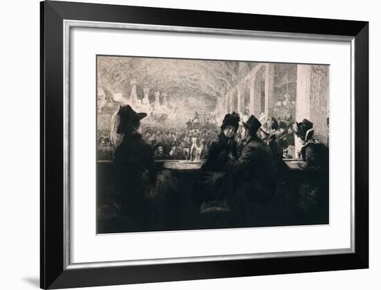 France, Paris, a Cafe-Chantant in Paris, 1866-null-Framed Giclee Print