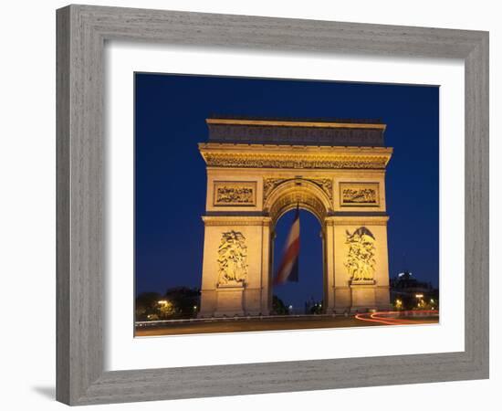 France, Paris, Arc De Triomphe-Steve Vidler-Framed Photographic Print