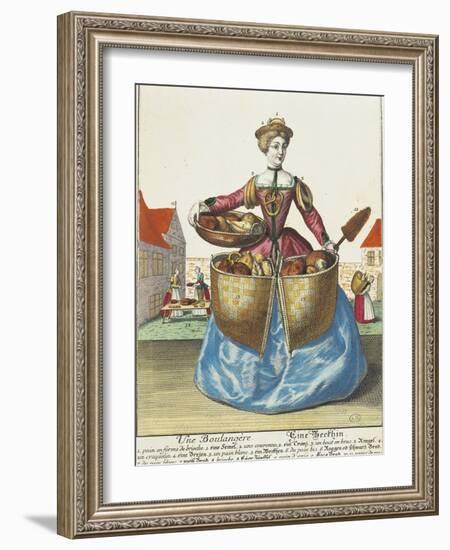 France, Paris, Bakery-null-Framed Giclee Print