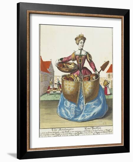 France, Paris, Bakery-null-Framed Giclee Print