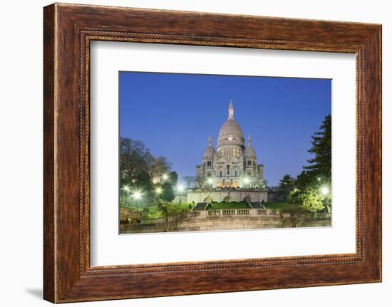 France, Paris. Basilica of Sacre Coeur, Montmartre.-Jason Langley-Framed Photographic Print