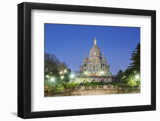 France, Paris. Basilica of Sacre Coeur, Montmartre.-Jason Langley-Framed Photographic Print