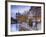 France, Paris, Cathedral Notre Dame Cathedral and Ile St-Louis, Dawn-Walter Bibikow-Framed Photographic Print