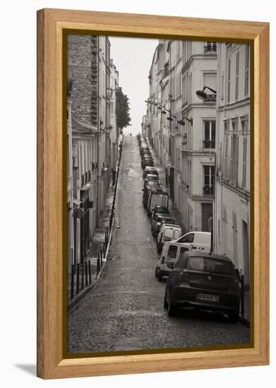 France, Paris. City Street Scene-Bill Young-Framed Premier Image Canvas
