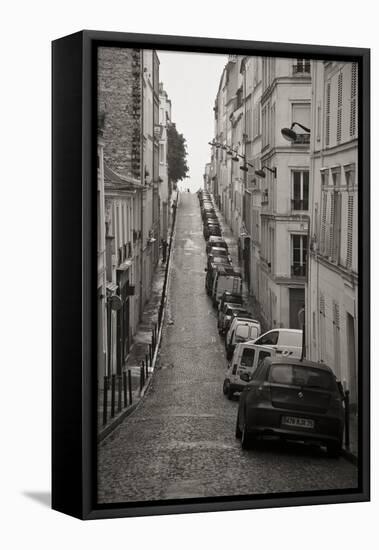 France, Paris. City Street Scene-Bill Young-Framed Premier Image Canvas