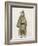 France, Paris, Costume Sketch for Pong in Oper Turandot-Giacomo Puccini-Framed Giclee Print