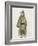 France, Paris, Costume Sketch for Pong in Oper Turandot-Giacomo Puccini-Framed Giclee Print