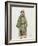 France, Paris, Costume Sketch for Pong in Oper Turandot-Giacomo Puccini-Framed Giclee Print