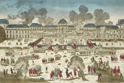 France, Paris, French Revolution, the Storming of the Tuileries Palace in  1792' Giclee Print 