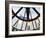 France, Paris, Musee D'Orsay, Giant Ornamental Clock and Basilique Du Sacre Coeur-Shaun Egan-Framed Photographic Print