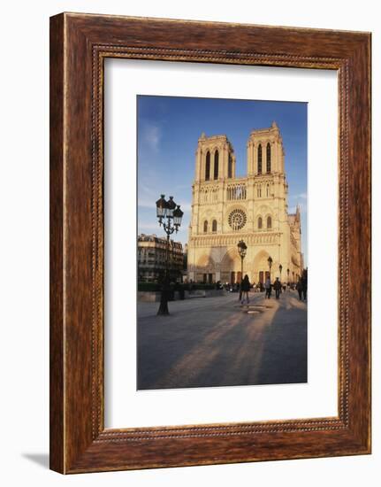 France, Paris Notre-Dame, Cathedral Place De La Parvis-David Barnes-Framed Photographic Print