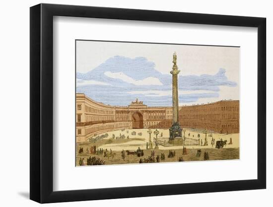 France. Paris. Place Vendome. Engraving.-Tarker-Framed Photographic Print