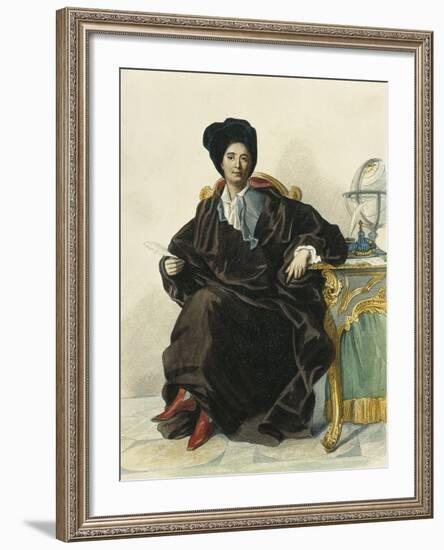 France, Paris, Portrait of French Scientist and Author, Bernard Le Bovier De Fontenelle-null-Framed Giclee Print