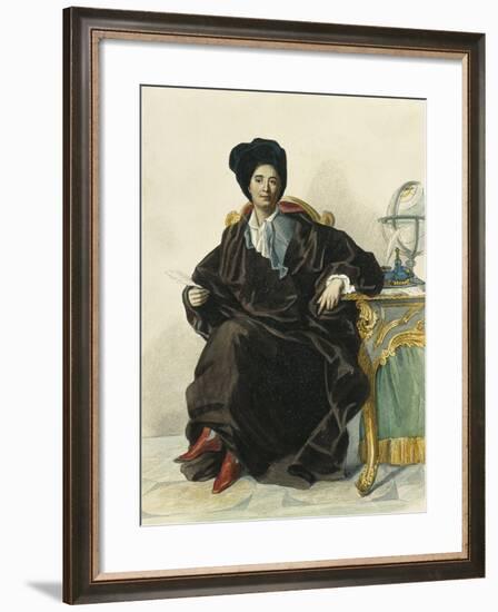 France, Paris, Portrait of French Scientist and Author, Bernard Le Bovier De Fontenelle-null-Framed Giclee Print