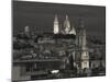 France, Paris, Sacre Coeur and Trinite D' Estienne D' Orves Church-Walter Bibikow-Mounted Photographic Print