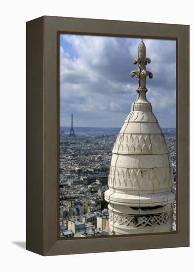 France. Paris. Sacre Coeur. Montmartre. Eiffel Tower-LatitudeStock-Framed Premier Image Canvas