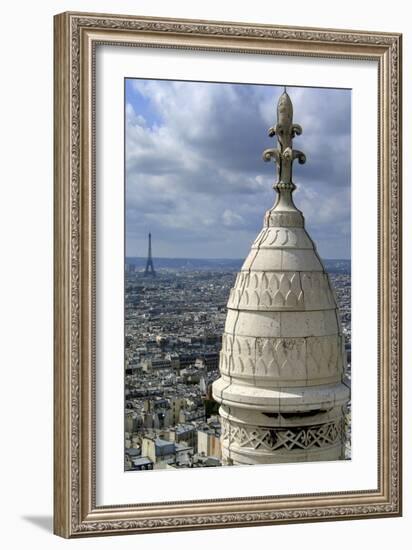 France. Paris. Sacre Coeur. Montmartre. Eiffel Tower-LatitudeStock-Framed Photographic Print