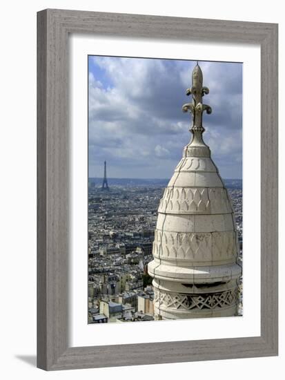 France. Paris. Sacre Coeur. Montmartre. Eiffel Tower-LatitudeStock-Framed Photographic Print