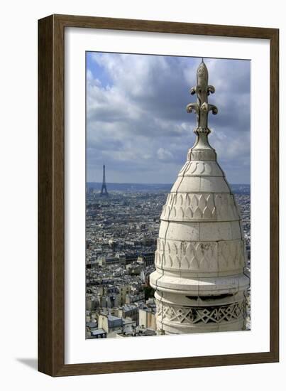 France. Paris. Sacre Coeur. Montmartre. Eiffel Tower-LatitudeStock-Framed Photographic Print