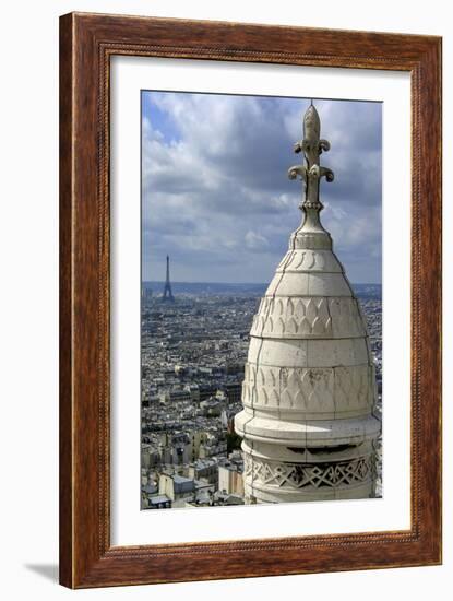 France. Paris. Sacre Coeur. Montmartre. Eiffel Tower-LatitudeStock-Framed Photographic Print