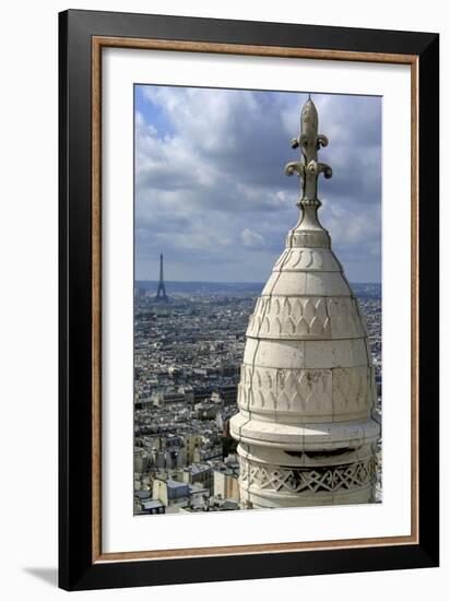 France. Paris. Sacre Coeur. Montmartre. Eiffel Tower-LatitudeStock-Framed Photographic Print