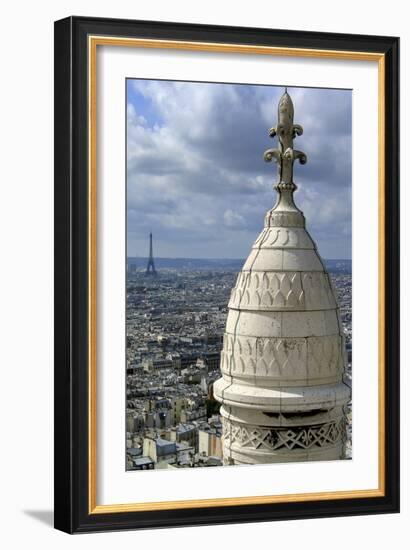 France. Paris. Sacre Coeur. Montmartre. Eiffel Tower-LatitudeStock-Framed Photographic Print