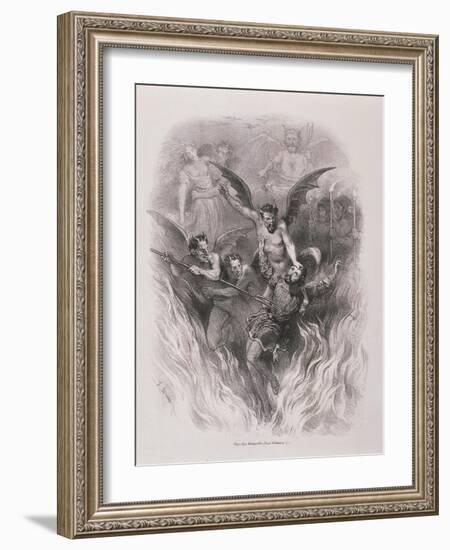 France, Paris, the Damnation of Faust-Henri Fantin-Latour-Framed Giclee Print