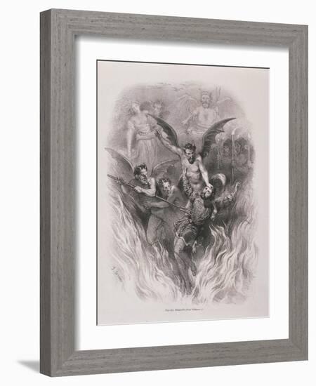 France, Paris, the Damnation of Faust-Henri Fantin-Latour-Framed Giclee Print