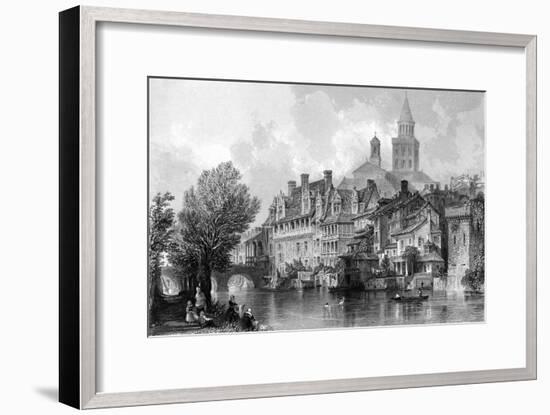 France Perigueux-Thomas Allom-Framed Art Print