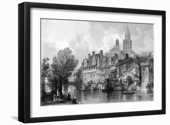 France Perigueux-Thomas Allom-Framed Art Print