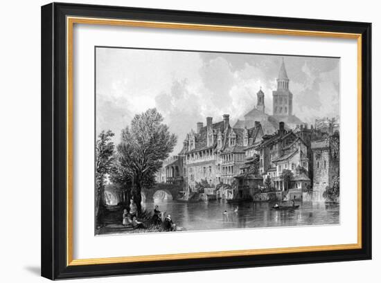 France Perigueux-Thomas Allom-Framed Art Print