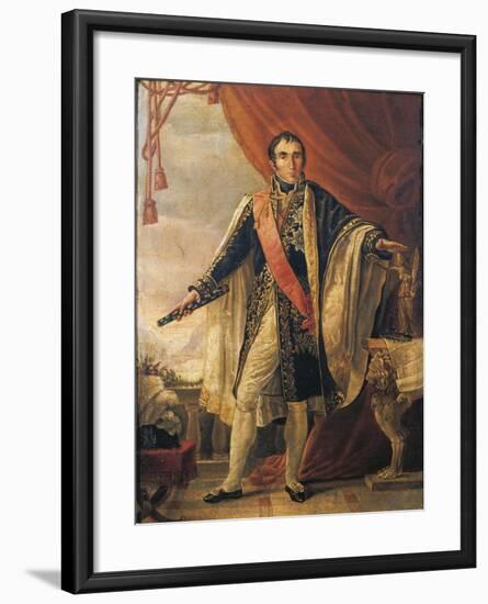 France, Portrait of Jean Andre Massena, French Military Commander-null-Framed Giclee Print