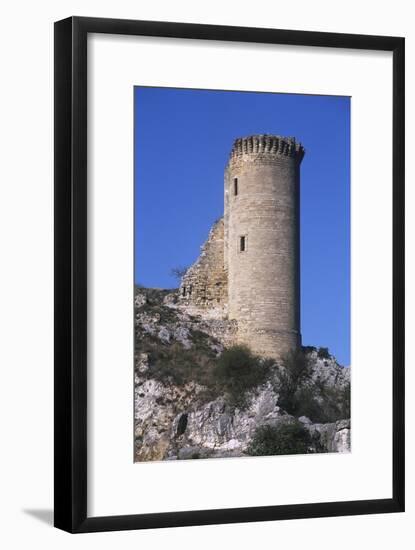 France, Provence-Alpes-Côte D'Azur, Ruins of Hers Castle-null-Framed Giclee Print